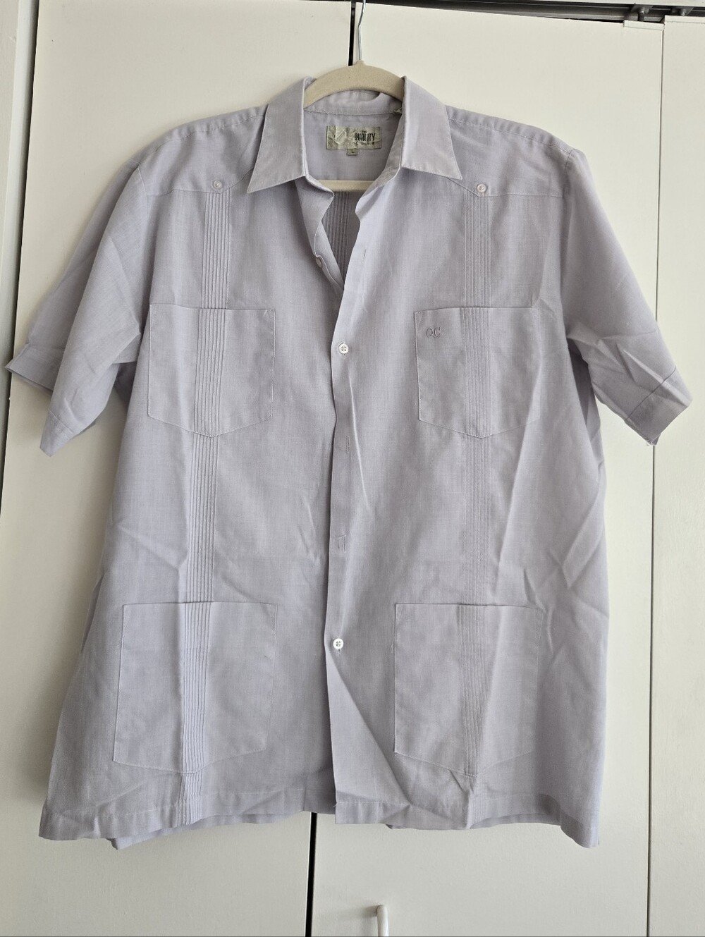 Light Gray Guayabera